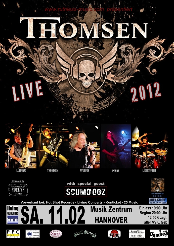 THOMSEN 11.02.2012 im MusikZentrum Hannover