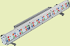 FOS 100S RGBA: RGB+Amber LED Bar