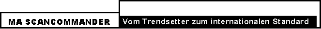 MA Scancommander - vom Trendsetter zum Standard